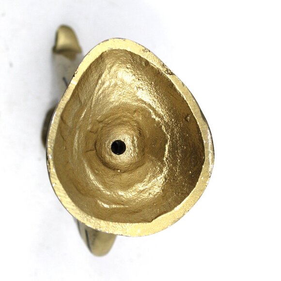 Nate Berkus Dove Bird Taper Candle Holder Gold Tone Brass 6" Tall As-Is - Picture 7 of 7